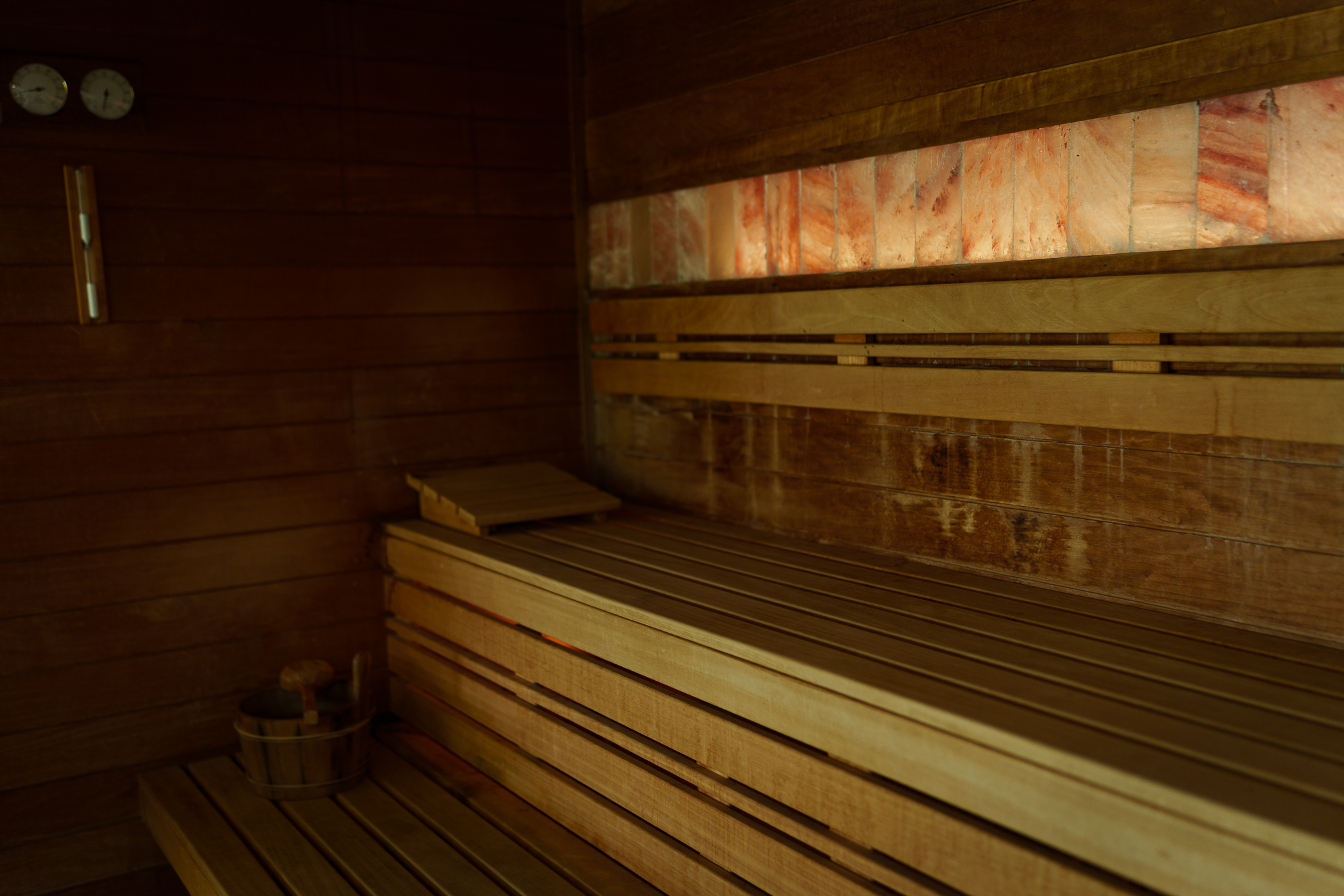 Sauna area – dry and steam